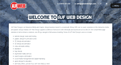 Desktop Screenshot of ajfwebdesign.com